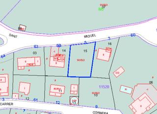 Terreny residencial a Carrer sant miquel 15