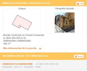 Terrain résidentiel à Carrer Nou de Santa Tecla