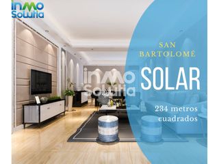 Finca rústica  Calle josé maría gil. Solar para autoconstrucción en san bartolomé