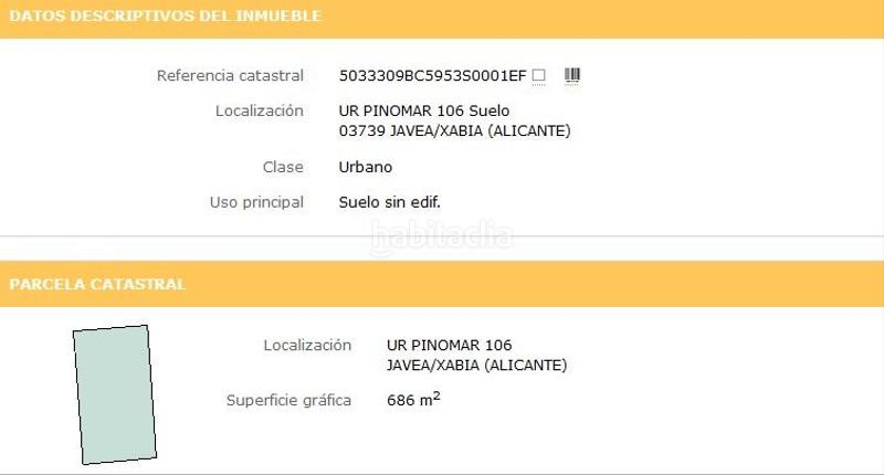 Foto 1371867c-9efe-40ef-acc3-233f9957abcf. Terreny residencial a calle jean ingres 13 a Cap Martí - El Tossalet - Pinomar Xàbia