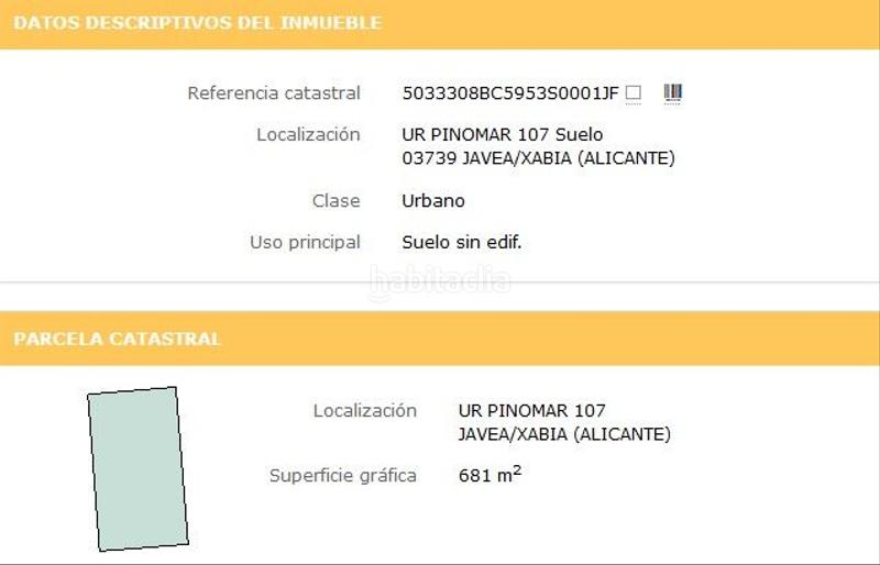 Foto 72bc6dff-4fc3-41d5-a8ca-26accb8eca4a. Terreny residencial a calle jean ingres 13 a Cap Martí - El Tossalet - Pinomar Xàbia