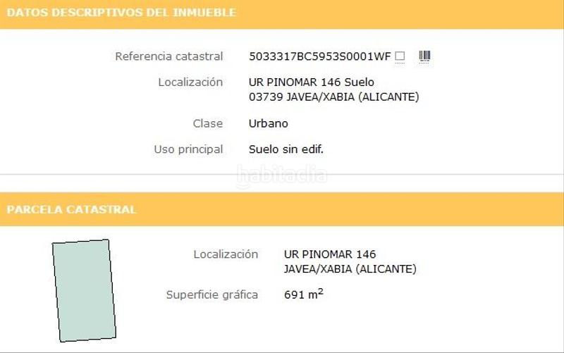 Foto a6fa32c3-a2ee-488f-aa45-def39aade87d. Terreny residencial a calle jean ingres 13 a Cap Martí - El Tossalet - Pinomar Xàbia