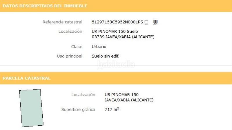 Foto fa57c43f-38aa-418f-a9b9-e7ea0cb9b643. Terreny residencial a calle jean ingres 13 a Cap Martí - El Tossalet - Pinomar Xàbia