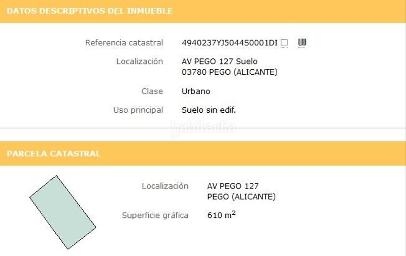 Foto 77509011-aec3-445f-9384-557b432a51c2. Terreny residencial a urbanización montePego 442 a Pego