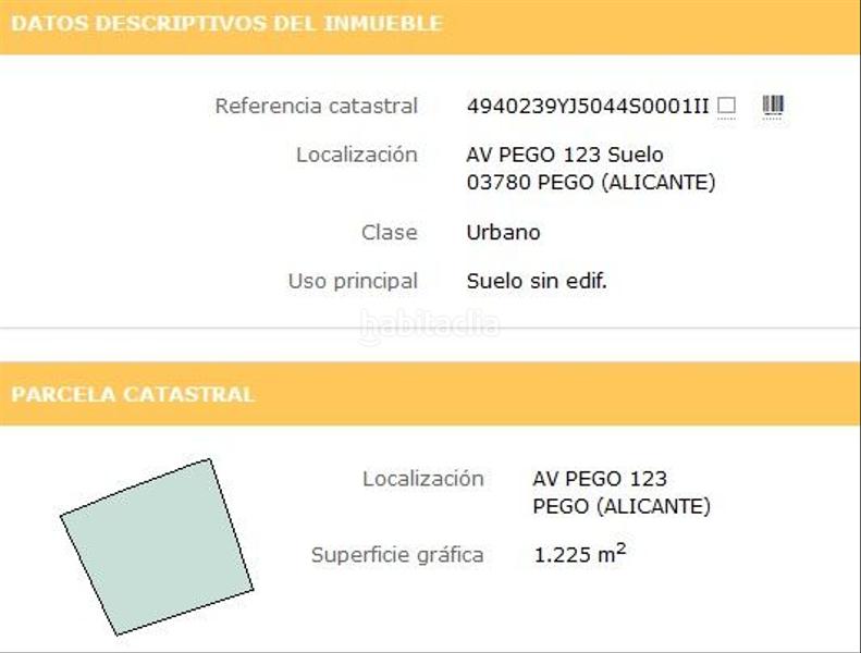 Foto 7edfd849-5bb2-4231-95db-706b3cf616f5. Terreny residencial a urbanización montePego 442 a Pego