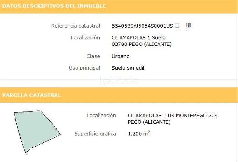 Foto 9320187a-625a-45db-8031-cf82433fad02. Terreno residenziale in calle amapolas 266 in Pego