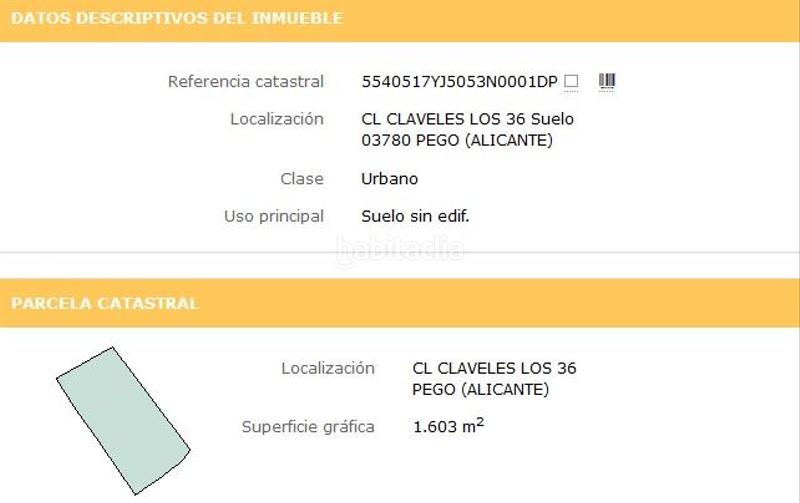 Foto 3e13dcbb-8838-4928-88b6-38512d814c53. Wohngrundstück in urbanización montePego 228 in Pego