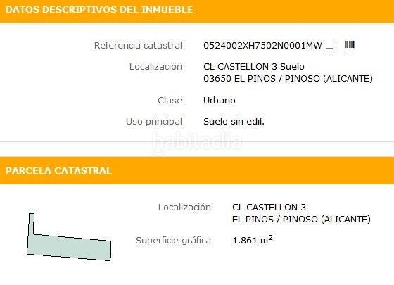 Foto 9d0e47e0-4eca-4329-8ab1-b9a5eb6278be. Terreno residencial en carretera jumilla 25 en Pinoso