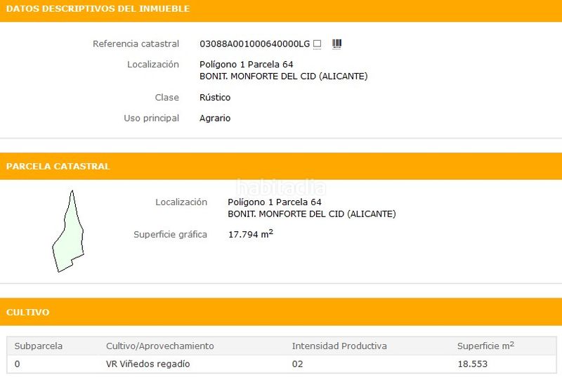 Foto e84754ff-624a-484b-aa72-f815fd942dac. Finca rústica en Monforte del Cid