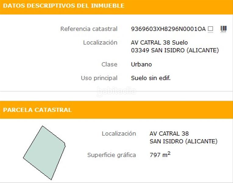 Foto 66030fc2-d0e0-4768-9586-131297c2b52d. Terreno residenziale in avenida de catral 38 in San Isidro