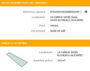 Terreno residenziale in Carrer Rojales 105A