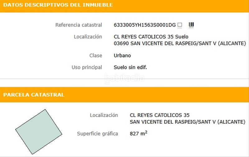 Foto 8493109a-9697-4a07-b6a7-6cb728f68b61. Terreny residencial a calle reyes católicos 37 a Sant Vicent del Raspeig