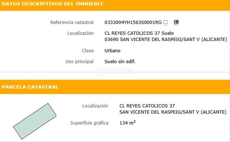 Foto 8fcb9f50-bf94-41b2-af92-0736d42f3936. Wohngrundstück in calle reyes católicos 37 in Norte Sant Vicent del Raspeig