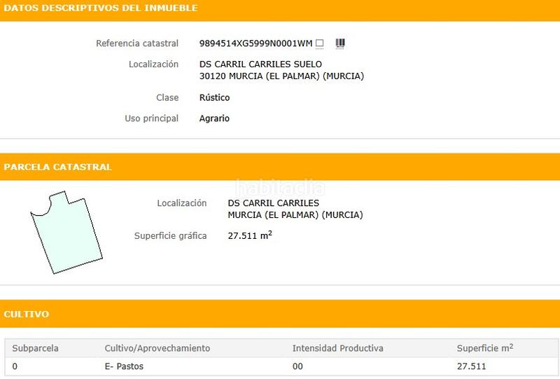 Foto d589e818-35cb-4d51-9f38-201db10098f0. Terreno residencial en diseminado mercaMurcia 11 en Murcia