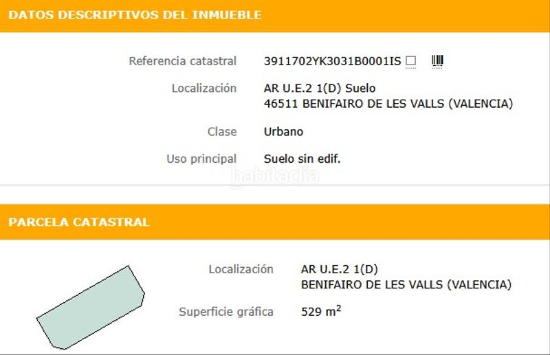 Foto 91857829-1cb7-4e3a-8ff6-55978be48f57. Terreno residencial en arrabal u.e.2 1d en Benifairó de les Valls