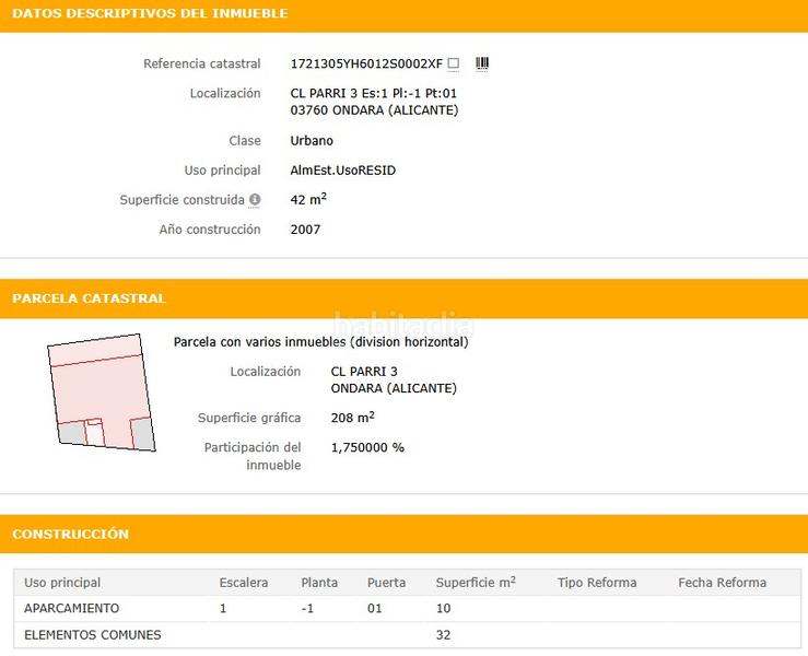 Foto ad871876-e2fd-4e27-927d-3c449d111396. Aparcament cotxe a carrer parri 3 a Ondara