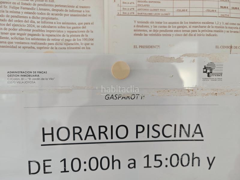 Foto 1d598301-07c2-40de-a952-b88ad3de6958. Etagenwohnung in calle ferrocarril 5 in Plans-Gasparot Vila Joiosa (la)