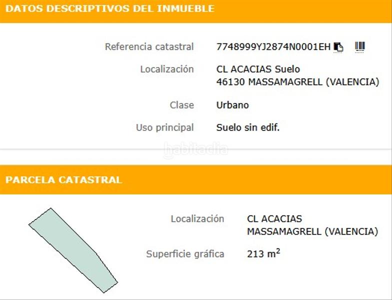 Foto 8c2f4563-84c6-4d27-b9e4-883046f6b06a. Residential plot in calle begonias 19 in Massamagrell