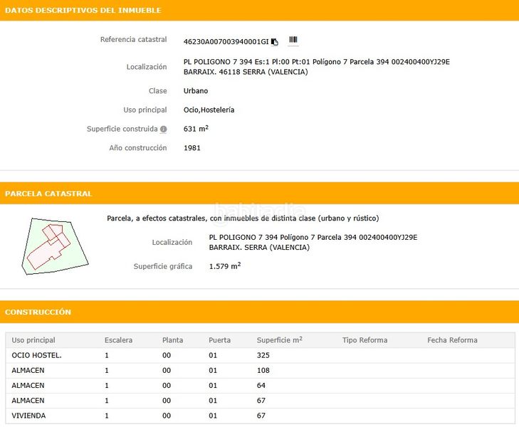 Foto 6936aa36-cd32-4ec1-b14b-734743883b23. Edifici a plaça poligono 7 393a a Serra