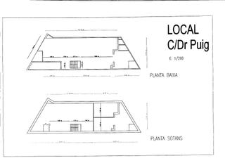 Alquiler Local Comercial en Centre. Local comercial de 8m. de fachada muy cntrico.