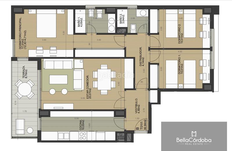 Foto dcff9b24-48cb-4e56-a2bb-a845e6037d21. Appartamento con riscaldamento parcheggio piscina in Córdoba