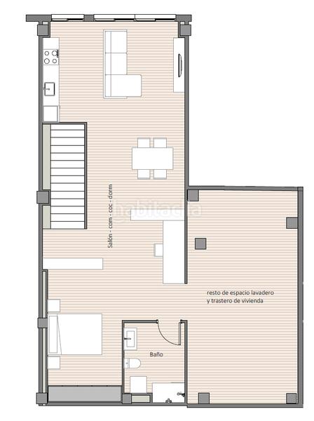 Foto 7b974fb6-2e9a-4acd-a7fb-b4e5a803a1de. Loft  a estrenar en Hospital - Plaza del Real Castellón de la Plana