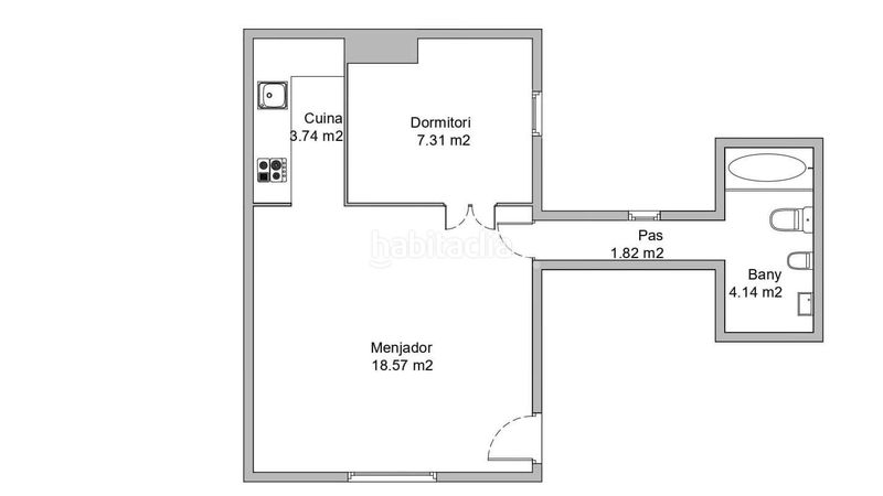 Foto 439fa1c7-9465-44f8-8d53-f25abc98c36b. Piso en St. Pere - Sta. Caterina - El Born Barcelona