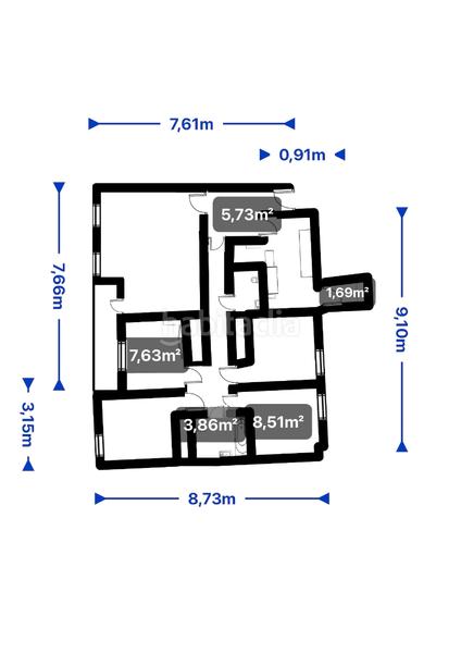 Foto bbedbfd7-a560-4b3f-9b5f-7d36ef21472a. Flat with heating in Béjar