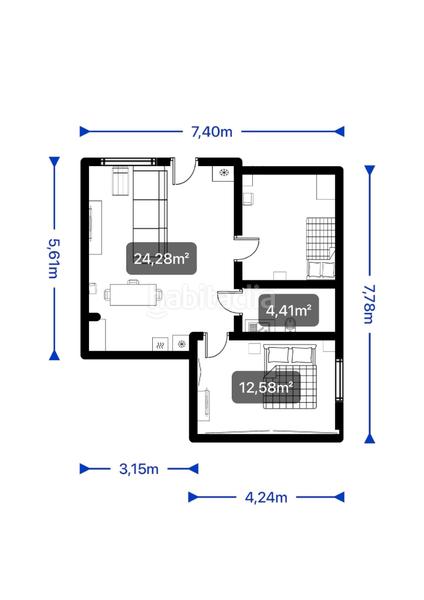 Foto 46052a42-cb53-41c9-a528-8858f98e8a09. Apartament amb calefacció a Rollo - Puente Ladrillo Salamanca
