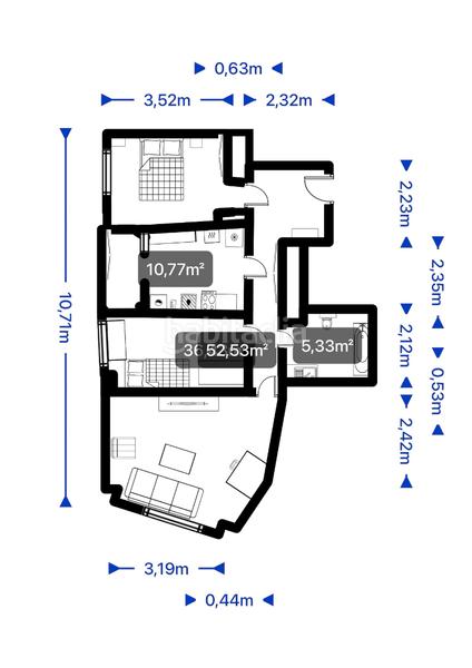 Foto a3cae643-47b9-4b97-8dc8-8761950093aa. Flat with heating parking in Vistahermosa Salamanca