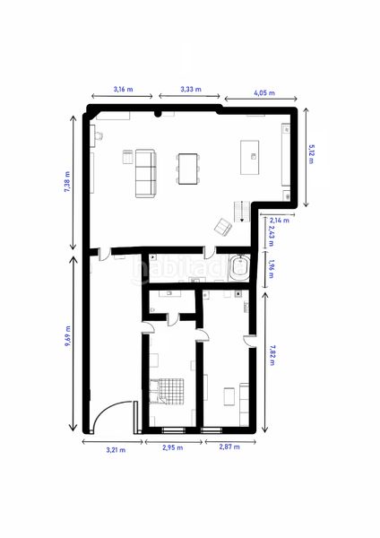 Foto 53e89cd7-8d90-4a54-9006-7b7c55ff1ee0. Loft en Garrido Sur Salamanca