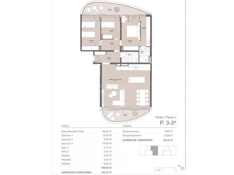 Foto ecedcfc8-ccef-4719-9de2-feea25db2377. Pis amb aparcament piscina a El Rengle Mataró