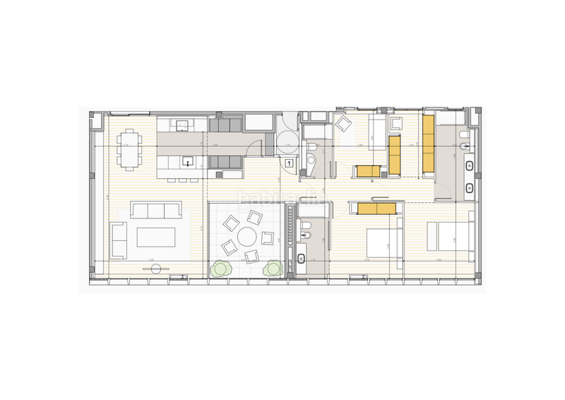 Foto 4fa8a121-afb7-4287-8861-c3e368494a6f. Dachwohnung mit parking in Dreta de l´Eixample Barcelona