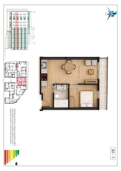 Foto bae4cc59-850b-4c94-bd8b-965dcc38b537. Piso en avenida puig i cadafalch 195 obra nueva viu pisos de 1 habitación, con opción a parking y trastero en Mataró