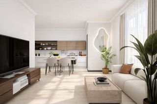 Flat in Avinguda de puig i cadafalch 195. Obra nueva: moderno piso de 1 habitación con balcón, aerotermia