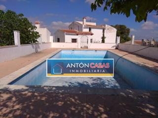 Masia en Novelda. Finca 414 m2  7 habs  casa invitados  cueva  almacn