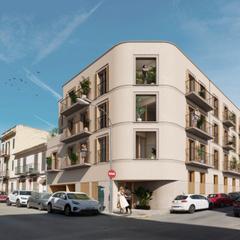 Ático  Carrer miquel santandreu. Tercer piso con solarium privado de tres dormitorios y dos baños