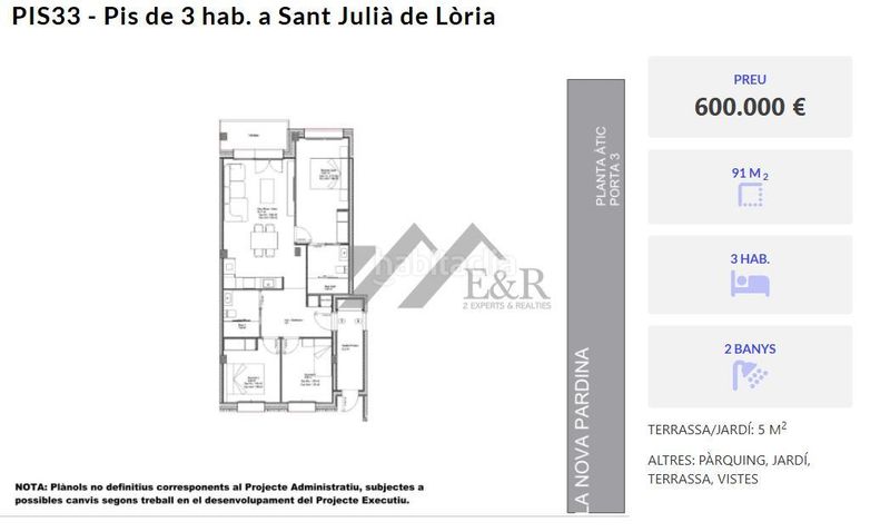 Foto 90526ac6-f785-4f69-9c65-6d0449e95f20. Pis a Aixirivall Sant Julià de Lòria