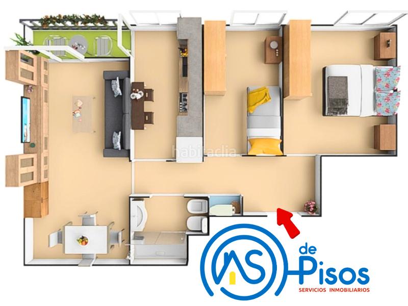 Foto e24e1b37-8a11-490a-9487-9616c14648c8. Rent flat in calle del arzobispo añoa del busto 6 in Zaragoza