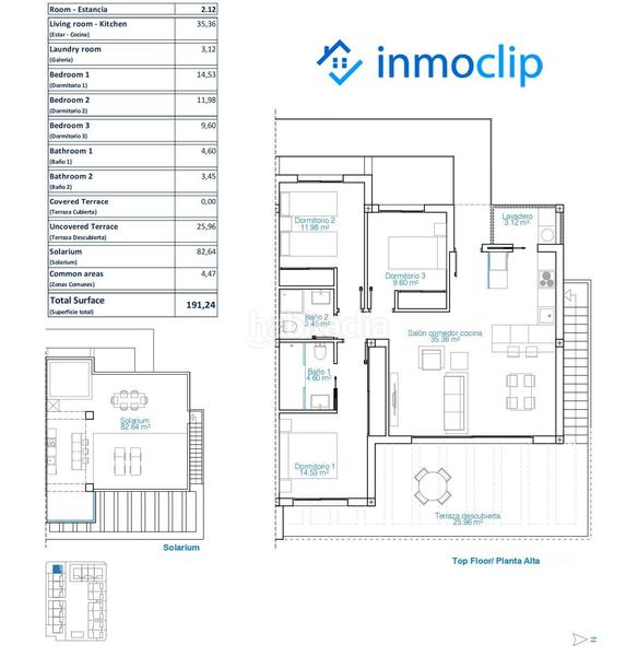 Foto f5ad54d5-4dc3-48a6-8fa6-6b1b3887a64a. Attique avec chauffage piscine dans El Mojón Pilar de la Horadada