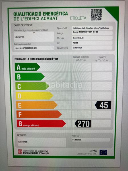 Foto 8da377bd-9fdd-47ef-a5c5-f4b15a350258. Lloguer pis amb calefacció aparcament a Secuita (La)