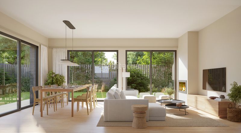 Foto 825adea7-d135-48dc-868f-a5b58aaa361e. Casa aparellada 219m<sup>2</sup> amb xemeneia calefacció aparcament piscina a Begues