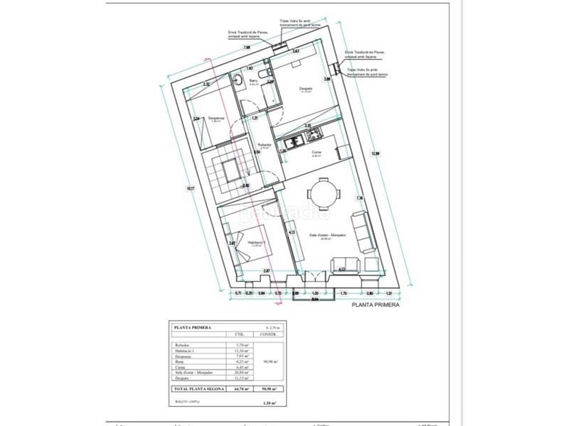 Foto 44349639-ff57-413f-8dbd-fb6e2bc8da02. Appartamento con riscaldamento in Carretera de Vic - Remei Manresa