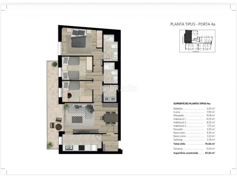 Foto f28f4ec7-1999-40f8-a1b8-eecef3479f5b. Flat in calle montblanc 39 in Poble Nou Vilafranca del Penedès