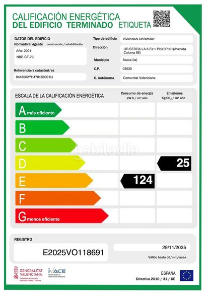 Foto b98616a3-cdbc-479c-88b1-dbfd39eba5e4. Chalet  independiente con barbacoa en Coloma Nucia (la)