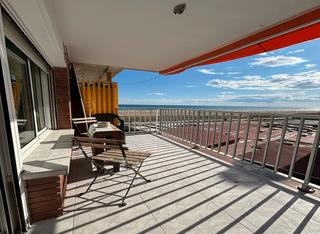 Lloguer Apartament a Lluminetes. Ático  frente al mar / con piscina,terraza  y 3 dormitorios dobl