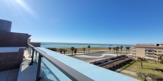 Lloguer Àtic a Les Salines-Pla de Sant Pere. Ático  frente al mar / con piscina,terraza y 2 dormitorios doble