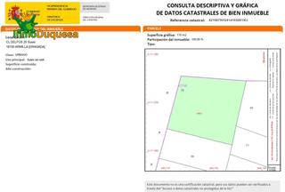 Terreny residencial a Calle delfos 20. Solar urbano en esquina a 2 calles