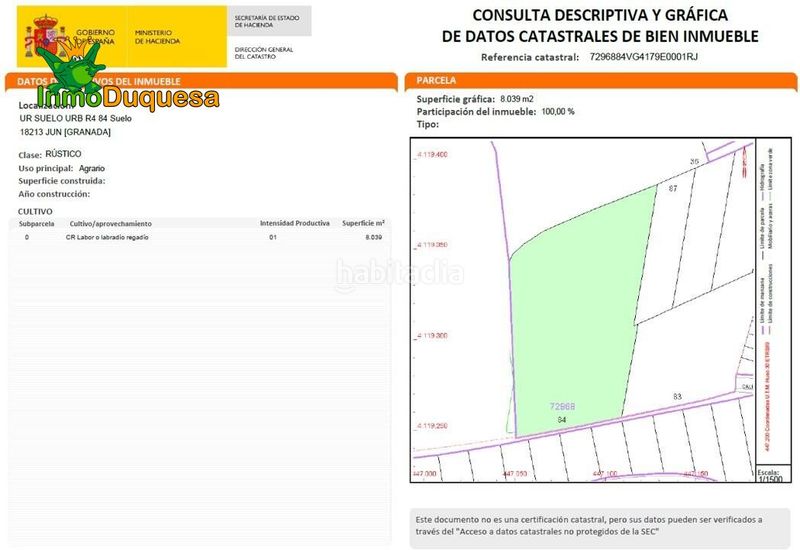 Foto 36475a6b-d255-422e-abd2-5a4911b4a006. Terreny residencial a calle luis buñuel 84 a Jun