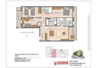 Etagenwohnung in Lledoner